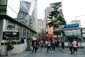 myeongdong, seoul, korea