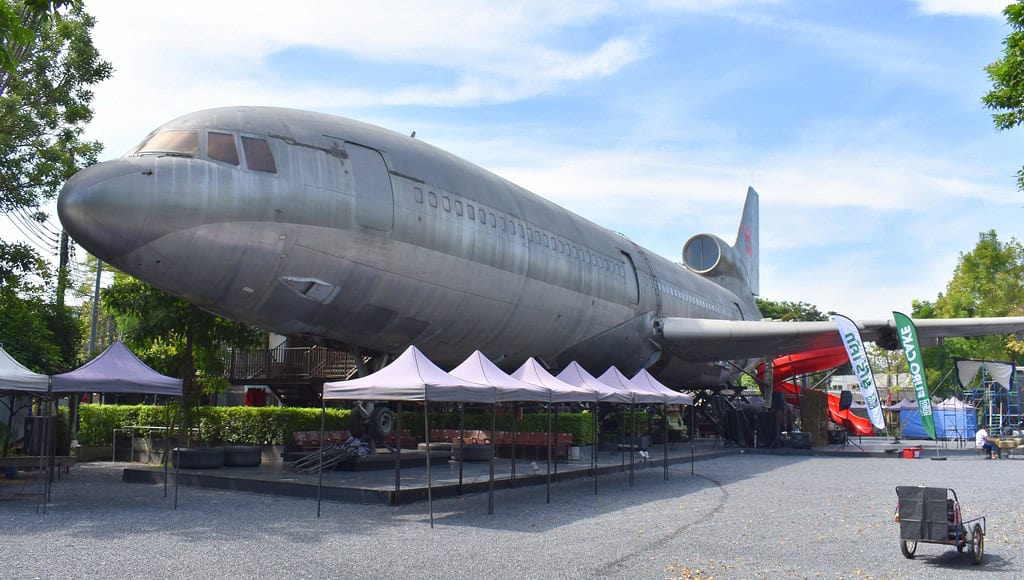 Lockheed L-1011 TriStar 1 c/n 193C-1097 registration HS-AXE preserved at Chang Chui Center, Bangkok, Thailand