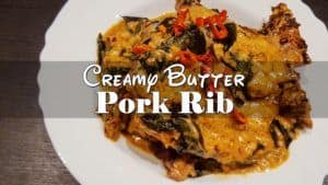 Creamy Butter Pork Rib